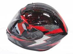 Шлем интеграл SHIRO SH-870 FLASH, цвет BLACKRED, размер M