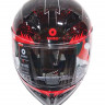 Шлем интеграл SHIRO SH-870 FLASH, цвет BLACKRED, размер XL