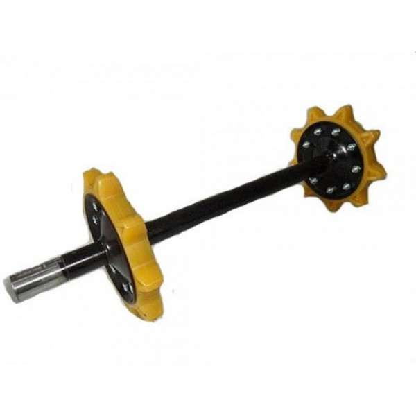 Вал ведущий мотобусировщика 500мм со звездочками