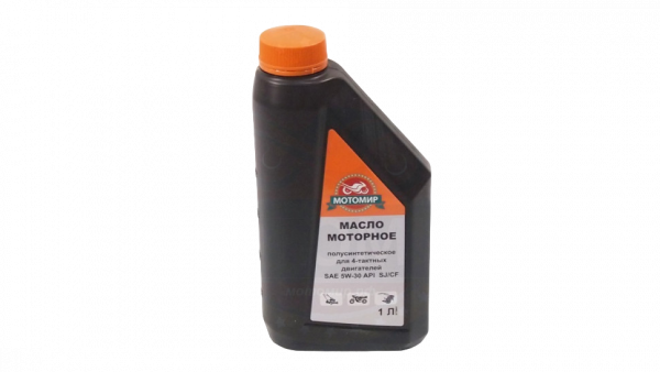 Масло для 4т двигателей, полусинтетика, SAE 5W30 API SJ/CE, 1 л.
