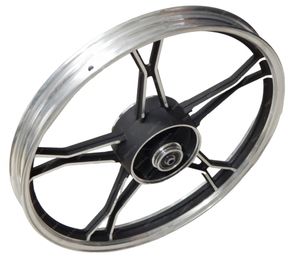 Диск 1.4-17 задний литой Альфа стандарт черный