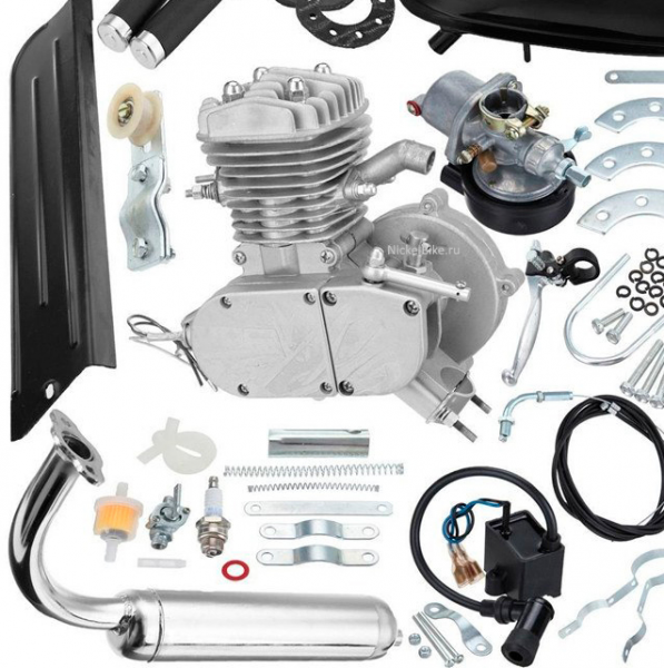 Двигатель веломотор 80  69.5 8