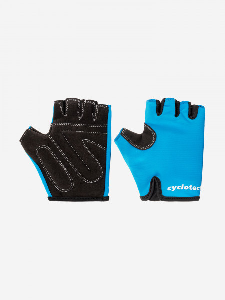 Перчатки велосипедные мужские, цвет голубой, размер XL