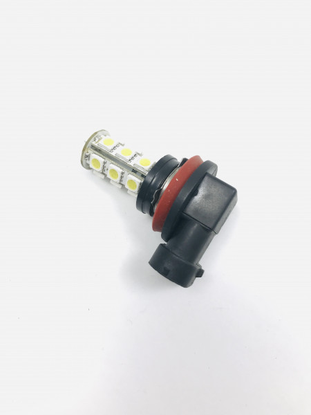 Лампа светодиодная LED 12V 4.3W H11 18SMD 18 диодов белая