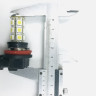 Лампа светодиодная LED 12V 4.3W H11 18SMD 18 диодов белая