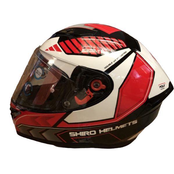 Шлем интеграл SHIRO SH-870 POLE, цвет RED, размер M