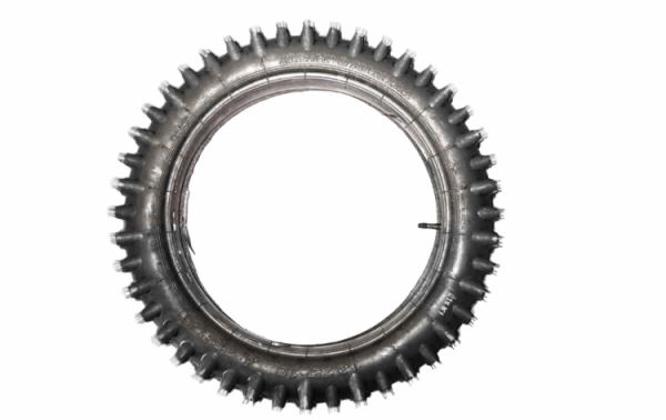 Покрышка ПетроШина 18" Л-230, 3.75-18 (100/100-18) с камерой, Кросс.кругл. пятаки, Иж