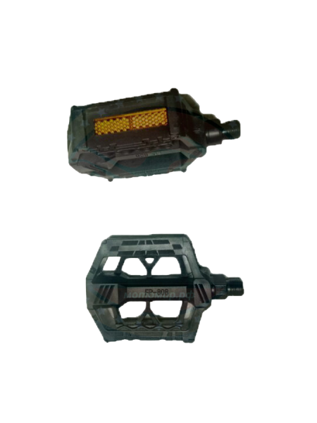 Педали для велосипеда пластик 109х83мм, МТВ Hualong (FP-808)