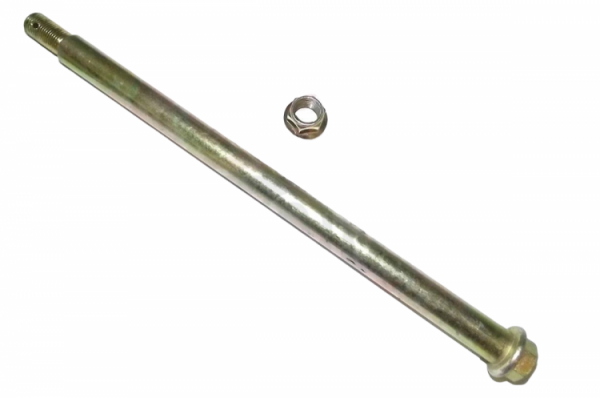 Ось переднего колеса М16х340х1.5мм в сборе трицикл Лифан