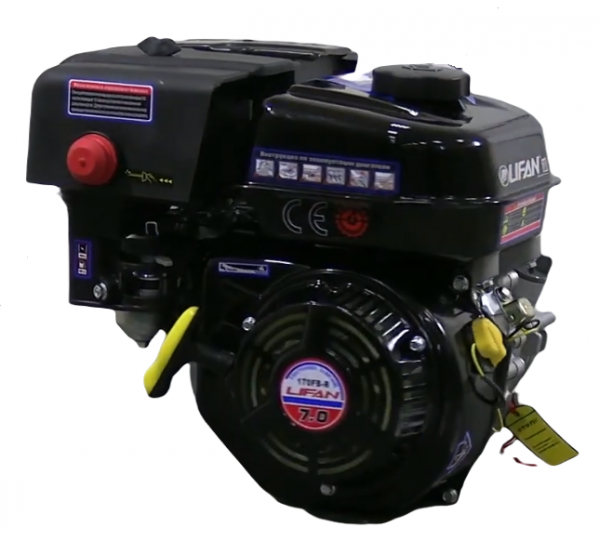 Двигатель Lifan 7 л.с. 170F-R (200) (вал 20 мм) авт. сцепление