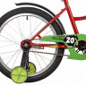 Велосипед 20'' NOVATRACK STRIKE (ножной тормоз, цветные крылья) красный