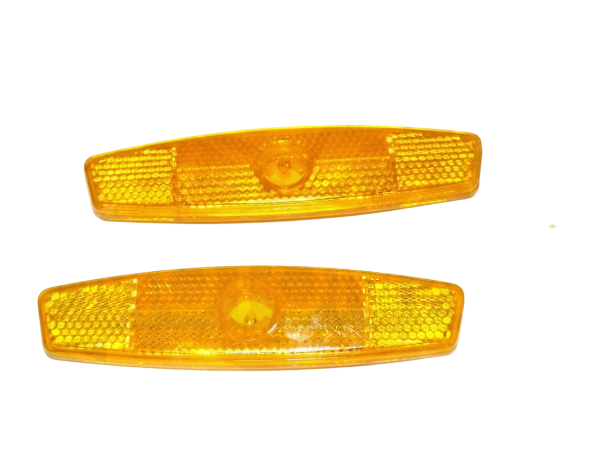 Катафот вело на спицы оранжевый средний JY254A