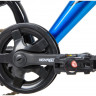 Велосипед 20" NOVATRACK SHARK (2х.подвес,6ск,МТВ,рама сталь,Vbr) 117118 синий
