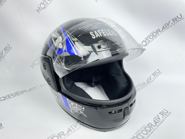 Шлем интеграл "Safelead" LX-101 NEW черный размер S