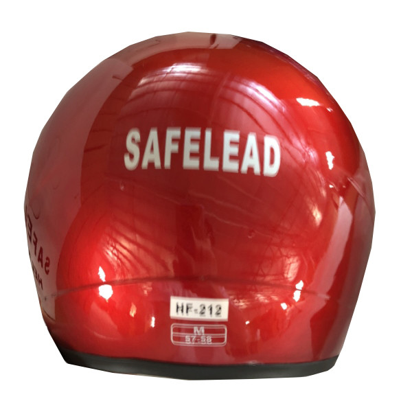 Шлем открытый "Safelead" HF-212 NEW DEEP BLUE, бургунди, черный, размер M