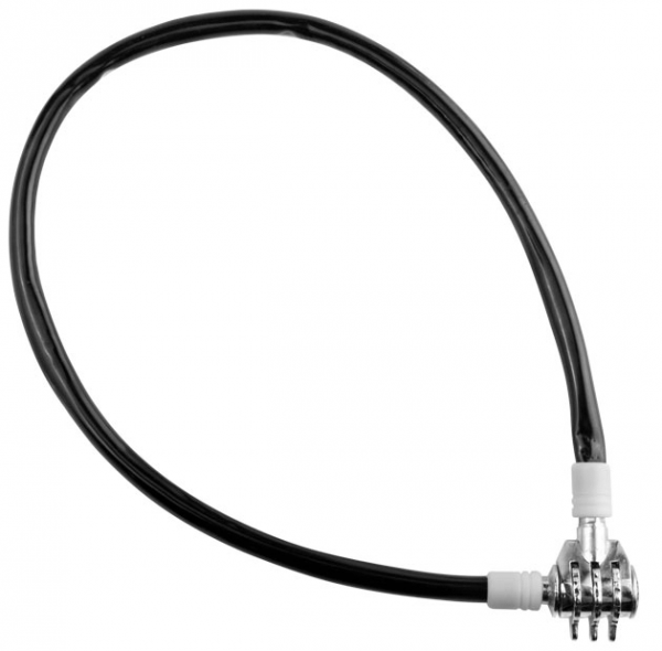 Трос противоугонный 10х650 мм кодовый замок