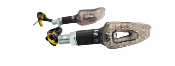 Поворотник мини светодиодный перец карбон