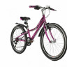 Велосипед 24" NOVATRACK ALICE (рама ст.10",12", 6 ск, TY21/RS35/SG-6SI, V-brake) лиловый