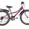 Велосипед 24" NOVATRACK ALICE (рама ст.10",12", 6 ск, TY21/RS35/SG-6SI, V-brake) лиловый