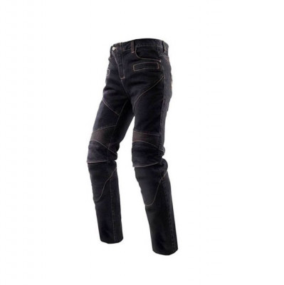Брюки SCOYCO P043, джинсовые, черные, размер 28, S