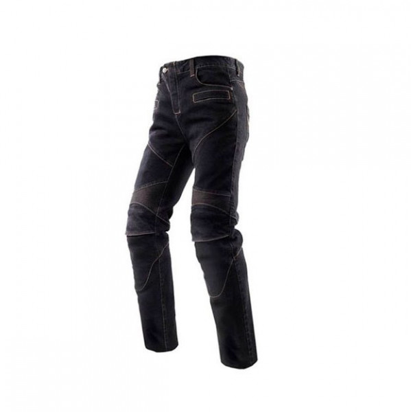 Брюки SCOYCO P043, джинсовые, черные, размер 28, S