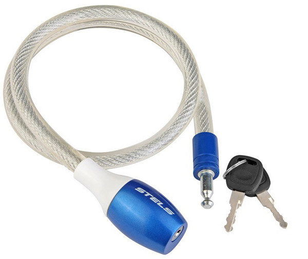 Трос противоугонный 12х800 мм замок два ключа