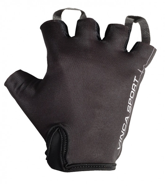 Перчатки велосипедные мужские, цвет черный, размер S