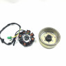 Зажигание скутер GY6-125-150 в сборе с маховиком 7-1