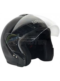 Шлем открытый "Safelead" HF-217"колобки с доп. стеклом" deep синий, красный черный, размер XL