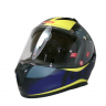 Шлем TVS Racing India Street D/V Dull Black M.Blue XL