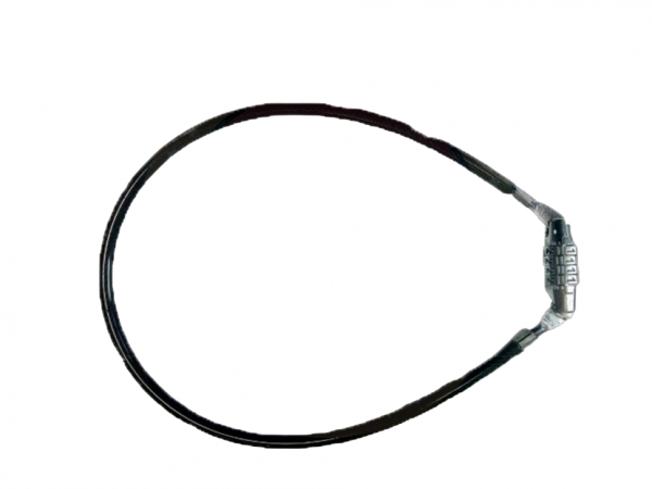 Трос противоугонный 6х550 мм кодовый замок Hualong GK101-704