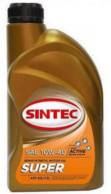 Масло SINTEC 10W40 Супер SG/CD полусинтетика 1л