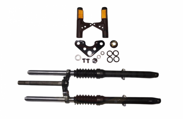 Вилка телескопическая передняя Crosstrack в сборе барабанный тормоз