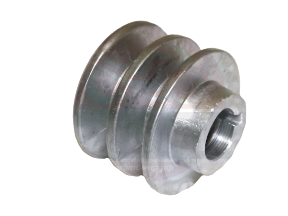 Шкив Крот малый 2-х ручейковыйd 18мм 152-160F