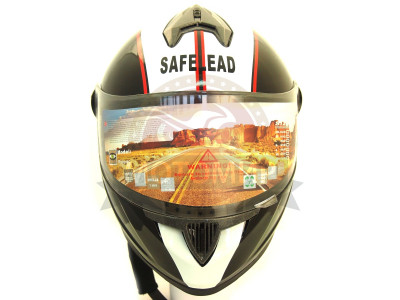 Шлем интеграл "Safelead" LX-122 черный, размер M