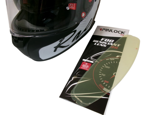 Шлем TVS Racing India Street D/V Dull Black Red L