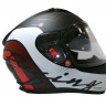 Шлем TVS Racing India Street D/V Dull Black Red L
