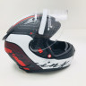 Шлем TVS Racing India Street D/V Dull Black Red L