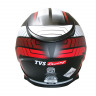 Шлем TVS Racing India Street D/V Dull Black Red M