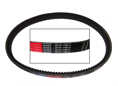 Ремень вариатора Rubena 33х14х1160 Тикси