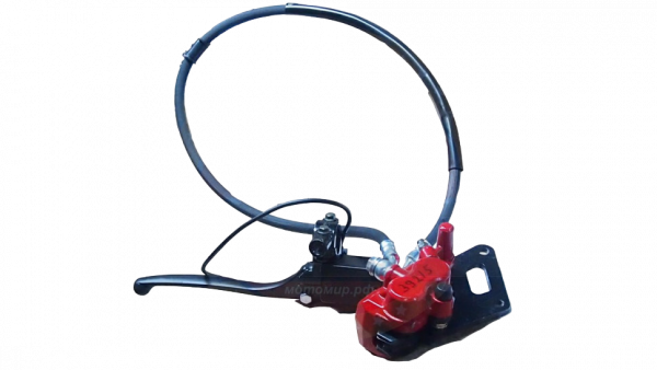 Гидравлика передняя в сборе скутер City 033 L-940mm 2 поршня