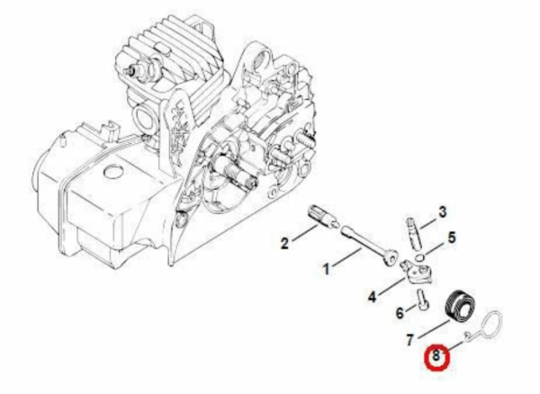 Скрепка фиксации шестерни маслонасоса 017-018 11236472400