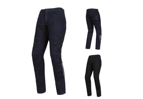 Брюки SCOYCO P066, джинсовые синие, размер 3XL