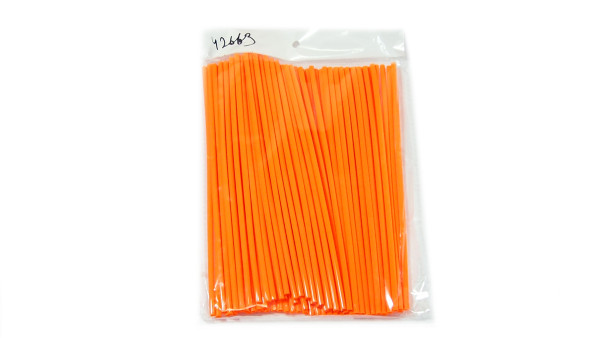 Накладки на спицы "Spoke Skins" 21/19 (комплект76шт) оранжевый