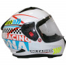 Шлем TVS Racing India Street D/V White Yellow M