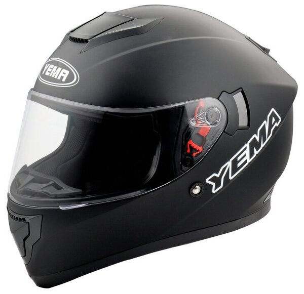 Шлем интеграл YM-827 "YAMAPA", белый, черный матовый, синий, размер XL