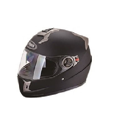 Шлем интеграл YM-828 "YAMAPA", черный, черно-красный, размер L внутренние солнцезащ. ОЧКИ