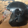 Шлем открытый 3/4 COBRA JK513, серый карбон, размеры M