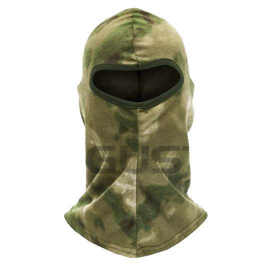 Подшлемник маска КМФ лес, х/б 100% (отдельный вырез для глаз, рта, цвет "комуфляж")