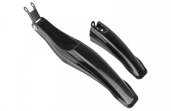 Крылья для велосипеда (щитки) 24" пластик, черные XН-В111